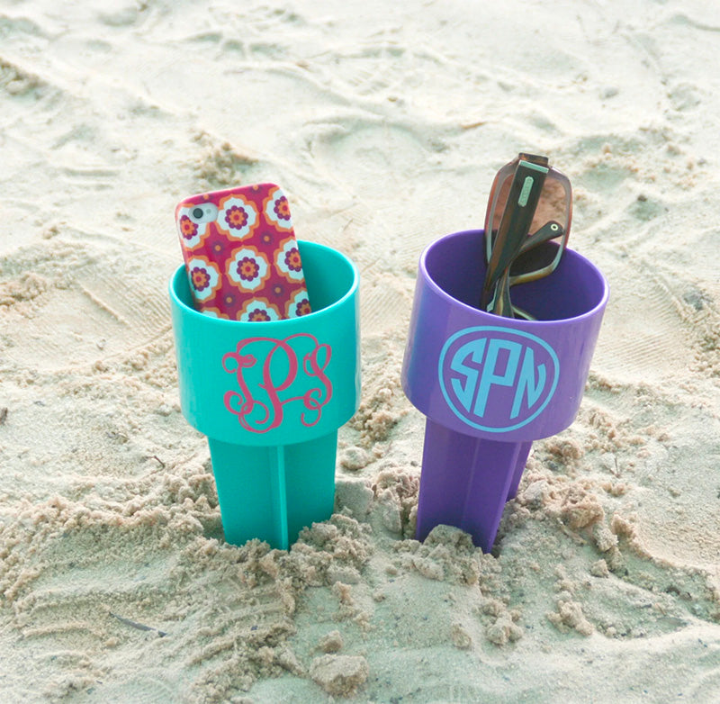 Monogram Beach Spiker Wedding Favor