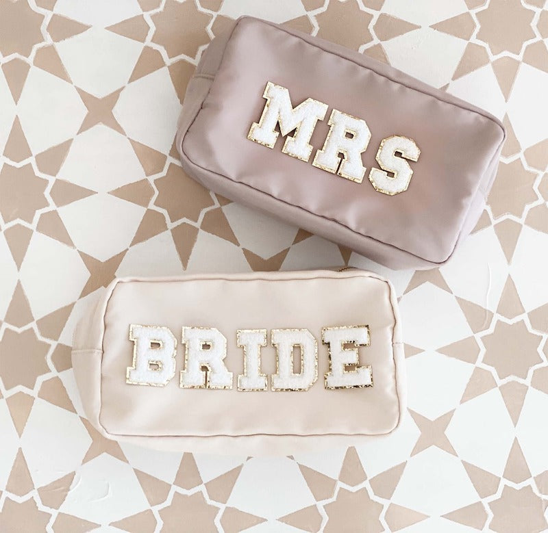 Mrs and Bride Travel Pouches