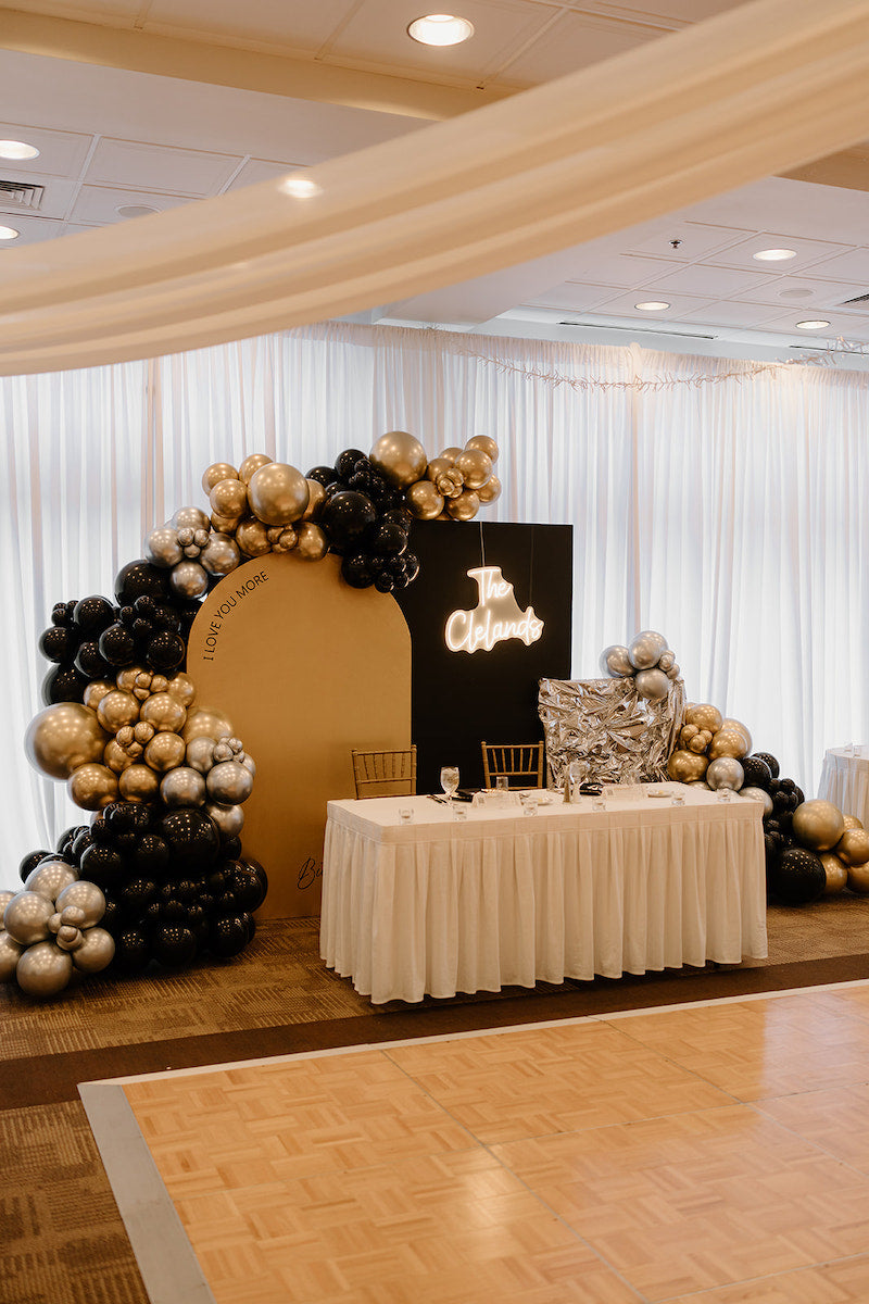 New Years Wedding Sweetheart Table