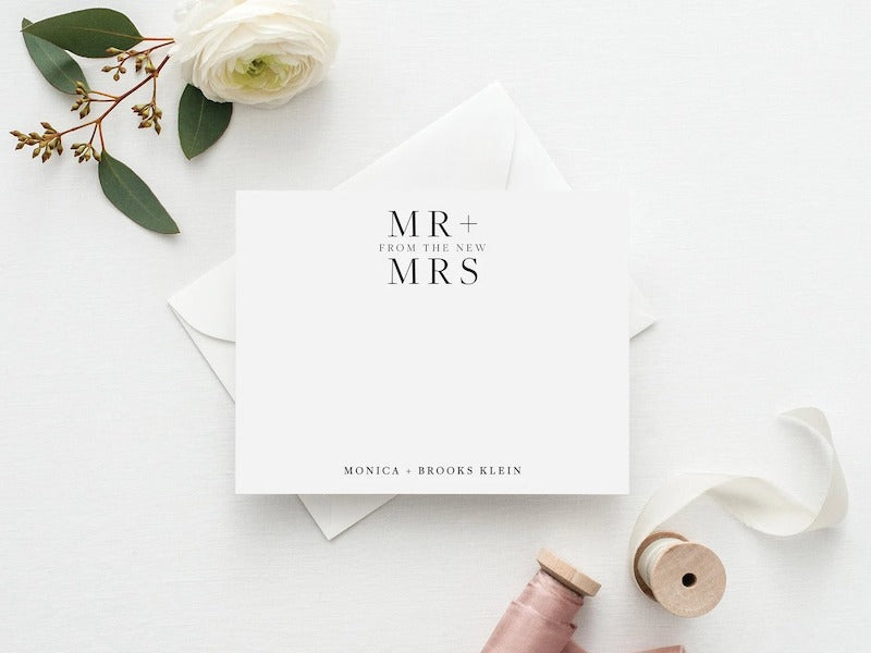 Newlywed Thank You Notes