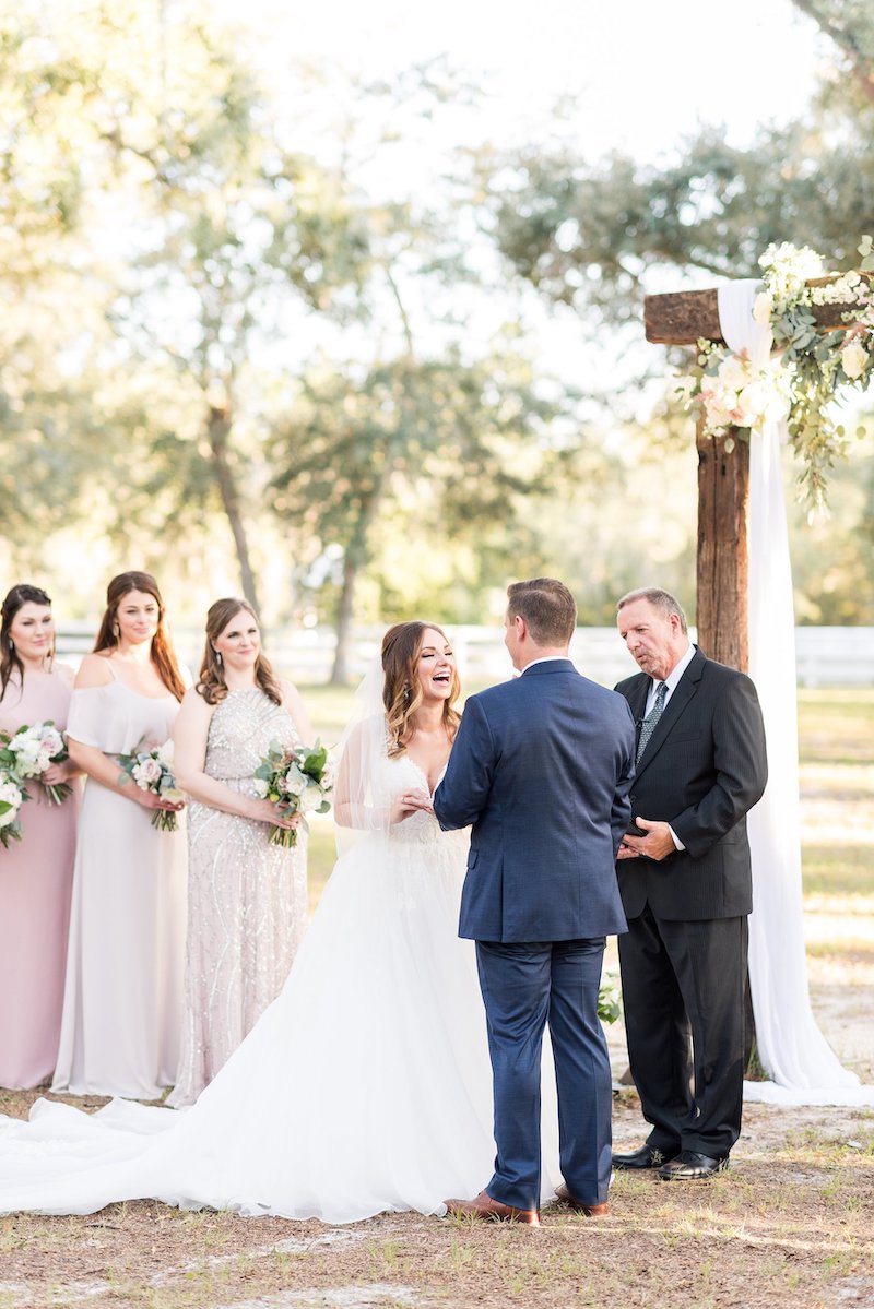 outdoor ceremony - Florida wedding