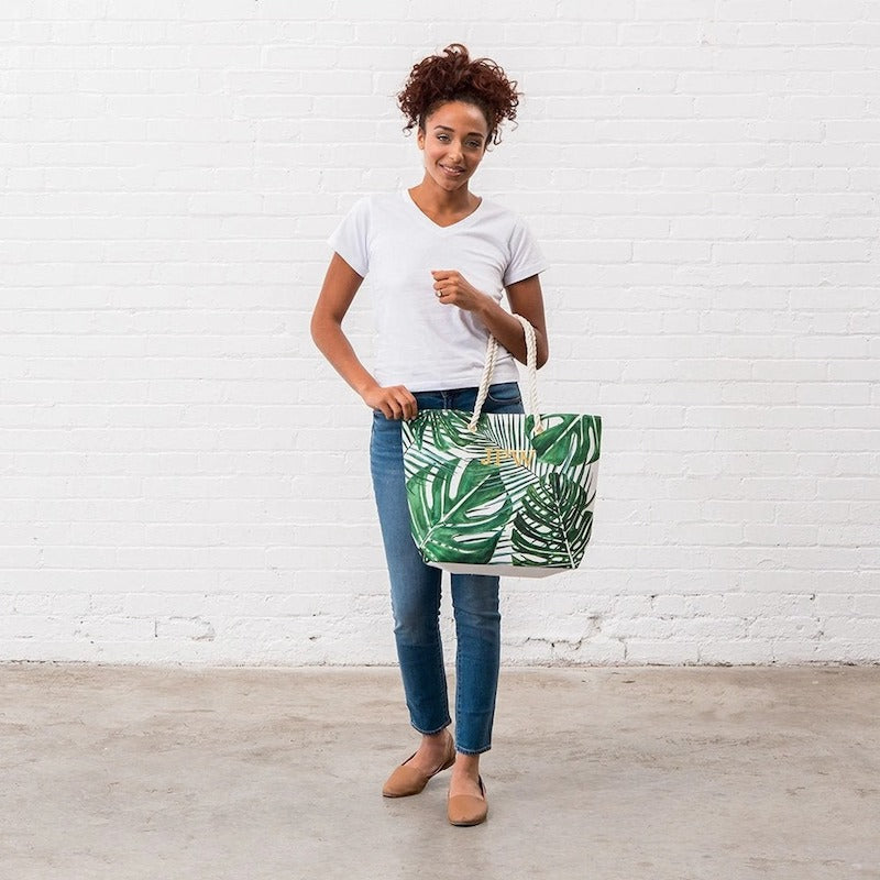 Palm Leaf Tote Bags