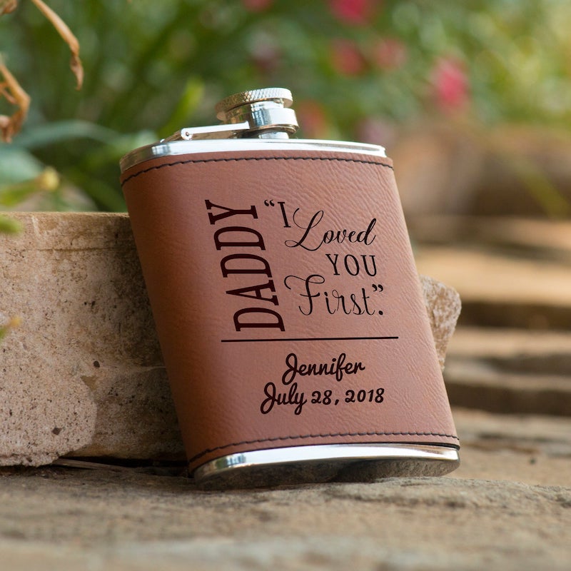 Personalized Flask for Father of the Bride