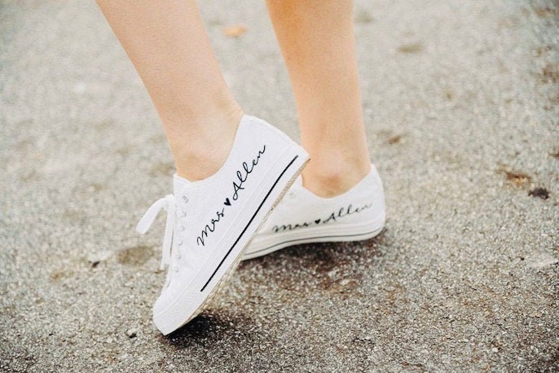 Personalized Bridal Sneakers