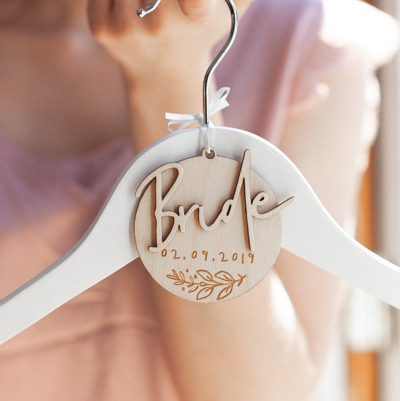 Personalized Bride Hanger Tag