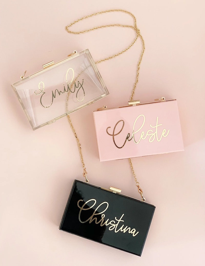 Personalized Clutch Purse for Bridesmaids