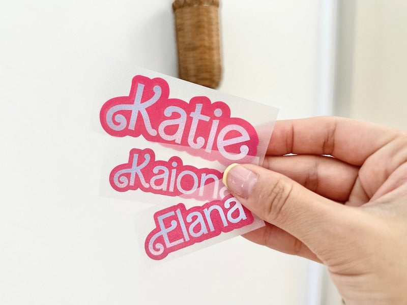 Personalized Name Vinyl Decals