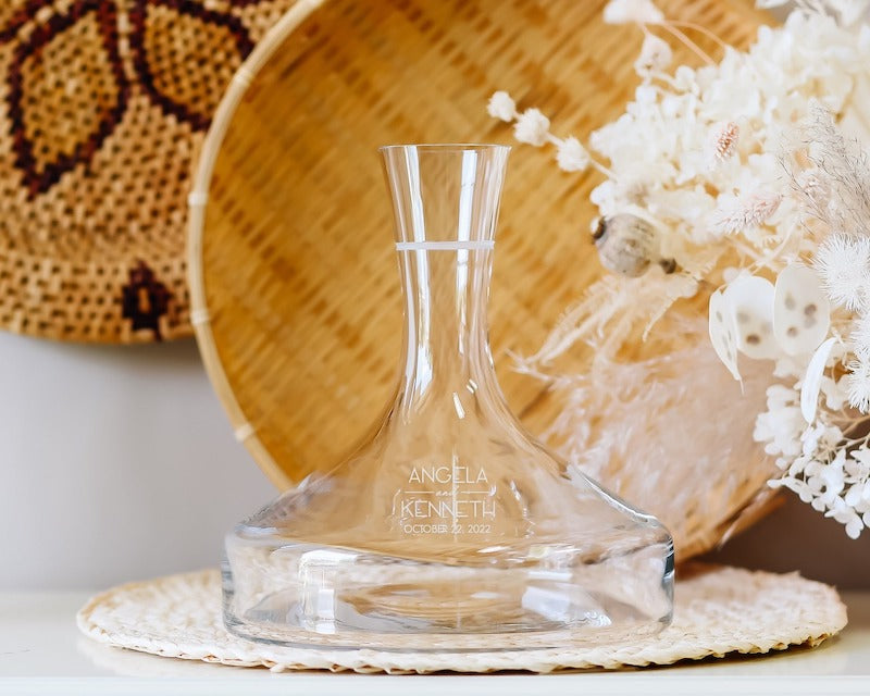 Personalized Vera Wang Wine Decanter