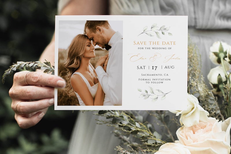 Photo Save the Date Card Template