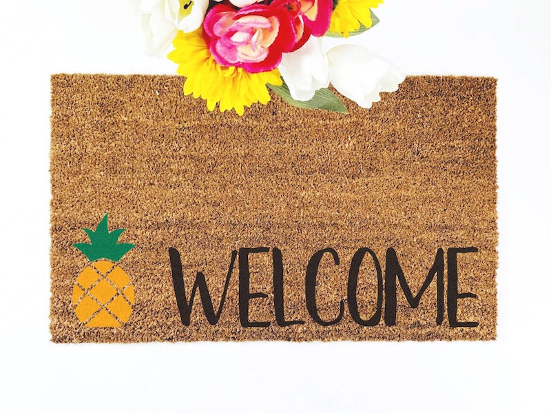 Pineapple Door Mat