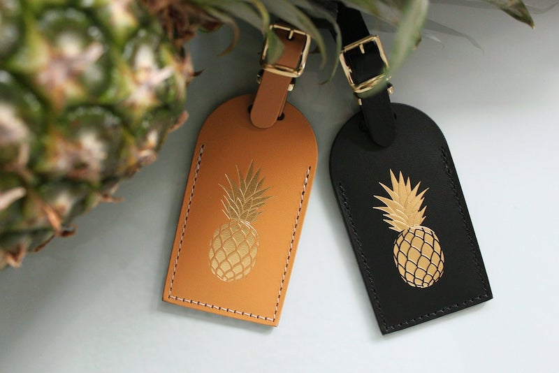 Pineapple Luggage Tag