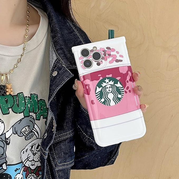 Pink Starbucks Phone Case