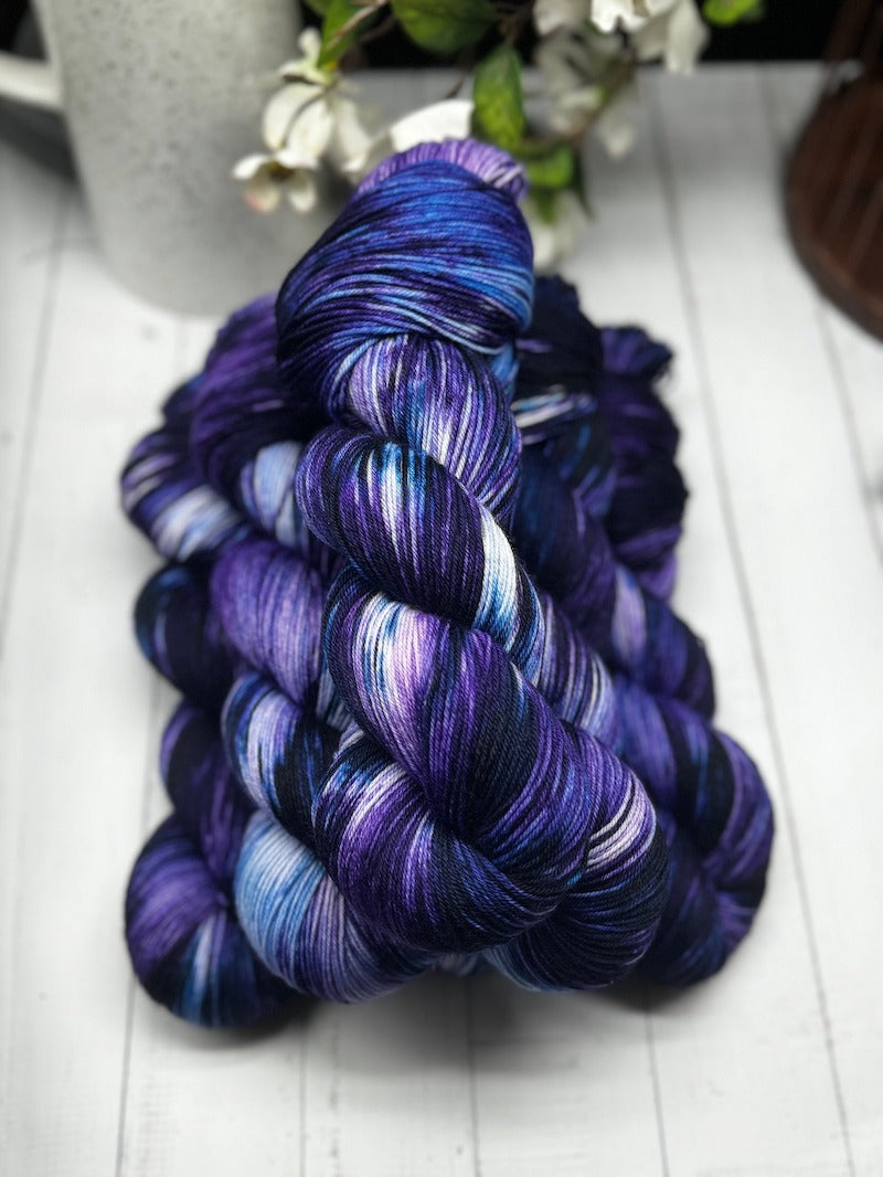 Purple Quartz Hand Dyed Yarn