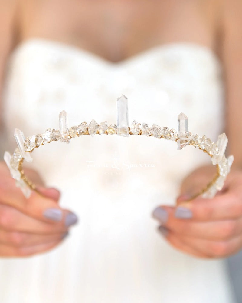 Quarts Bridal Tiara