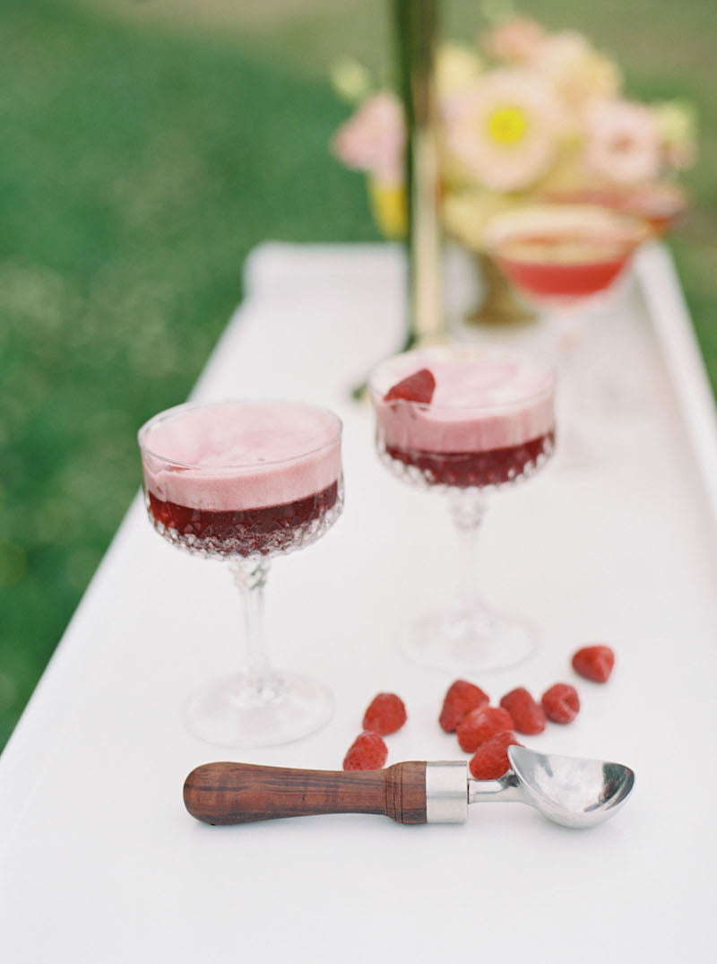 Raspberry wedding Cocktail