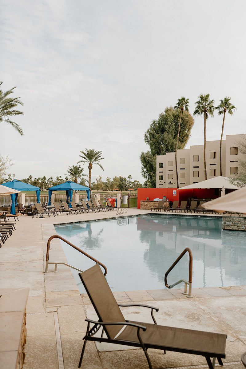 Scottsdale Resort Outdoor Pool Wedding Venue