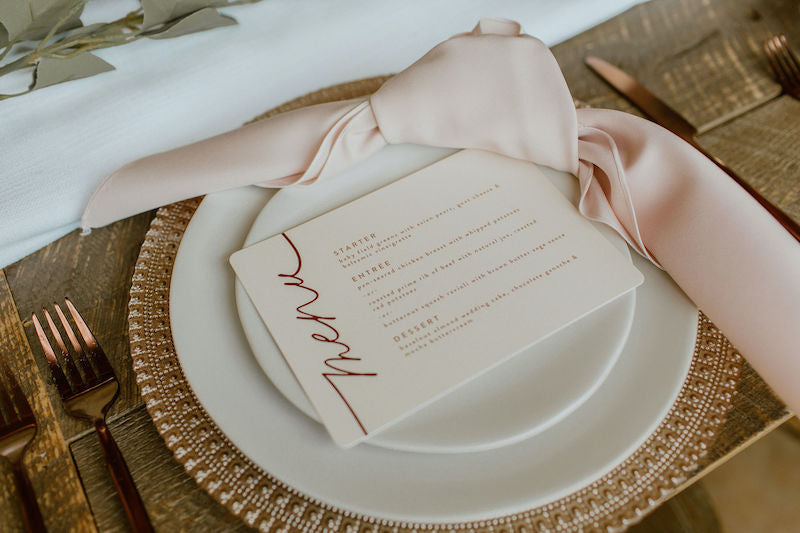 Rustic Barn Wedding Table Setting