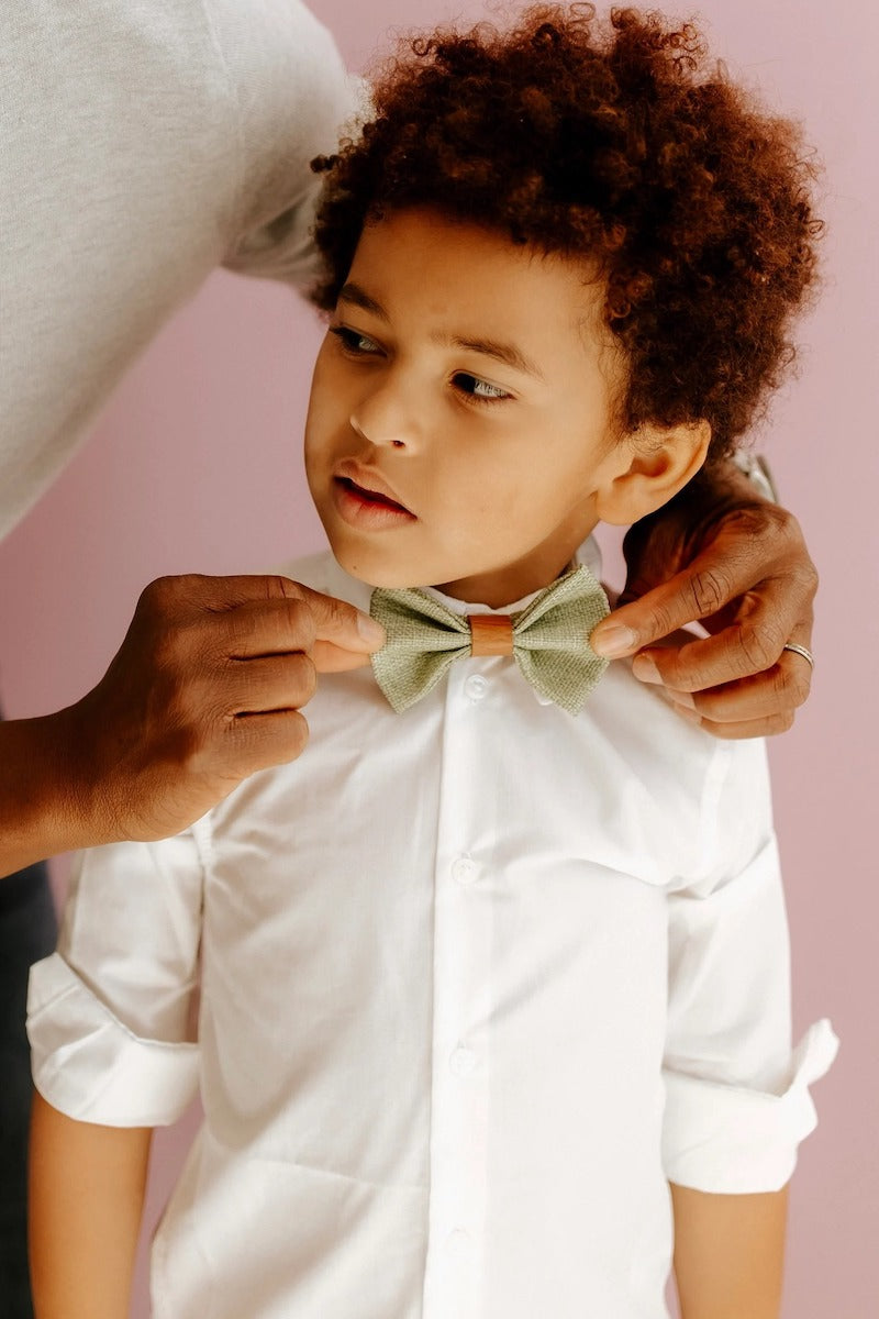 Sage Green Ring Bearer Bowtie