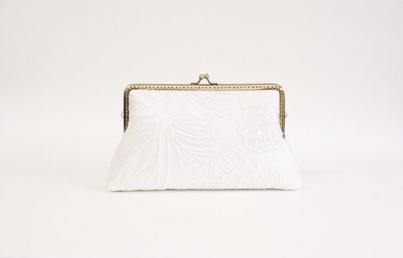 Sequin Lace Brial Clutch