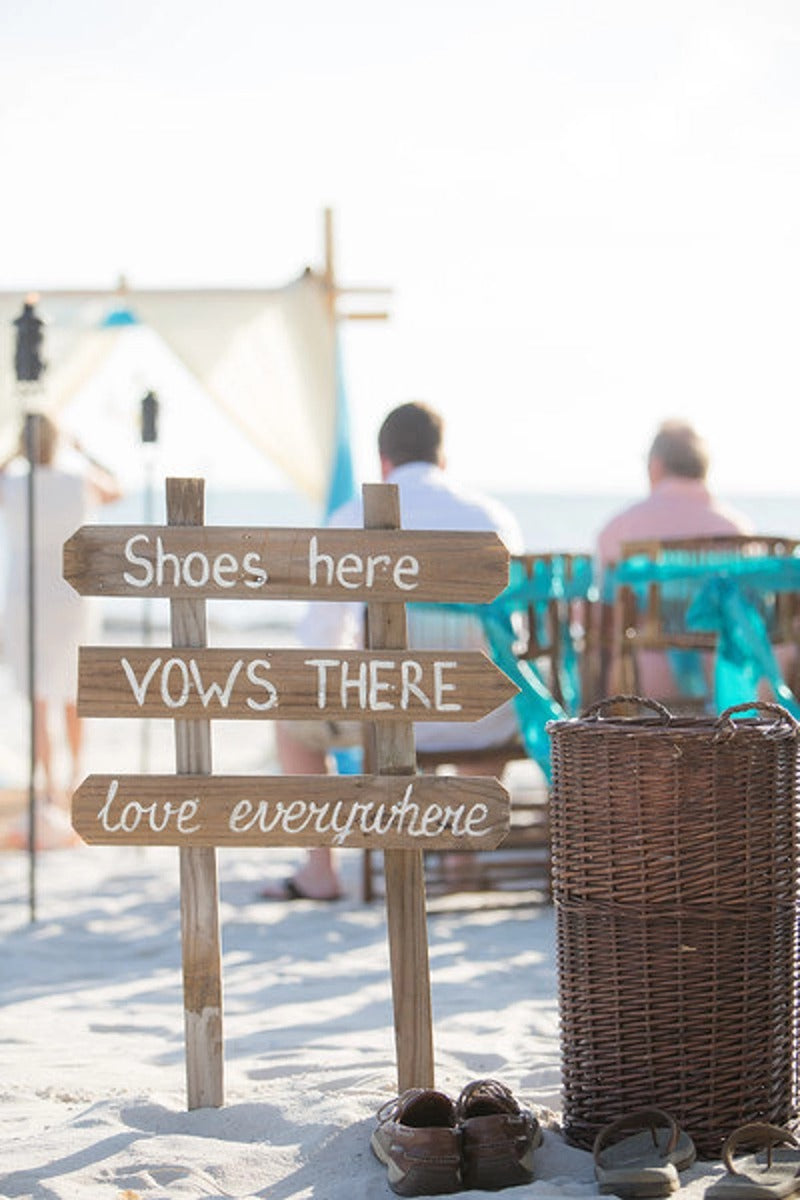 Shoes Here Vows There Love Everywhere Sign