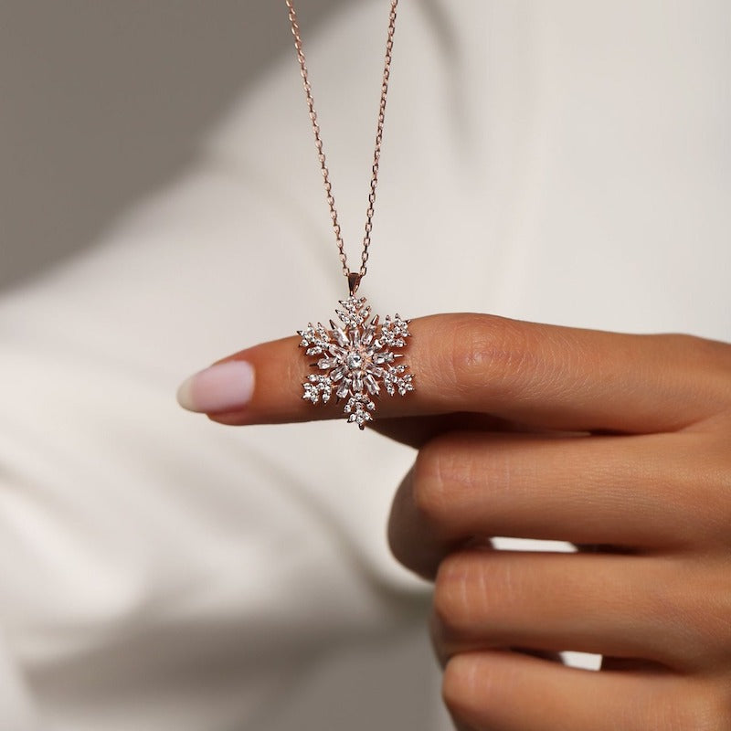 Snowflake Bridal Necklace
