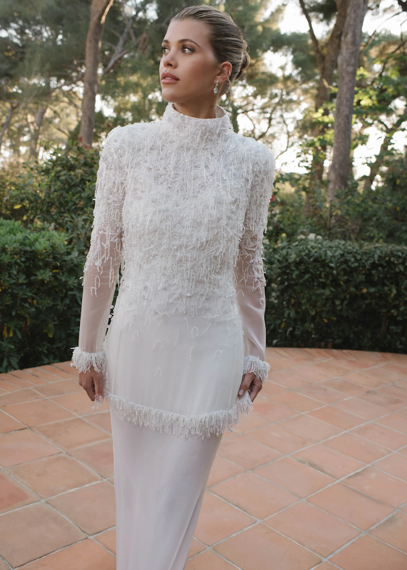 Sofia Richie Rehearsal Dinner Dress