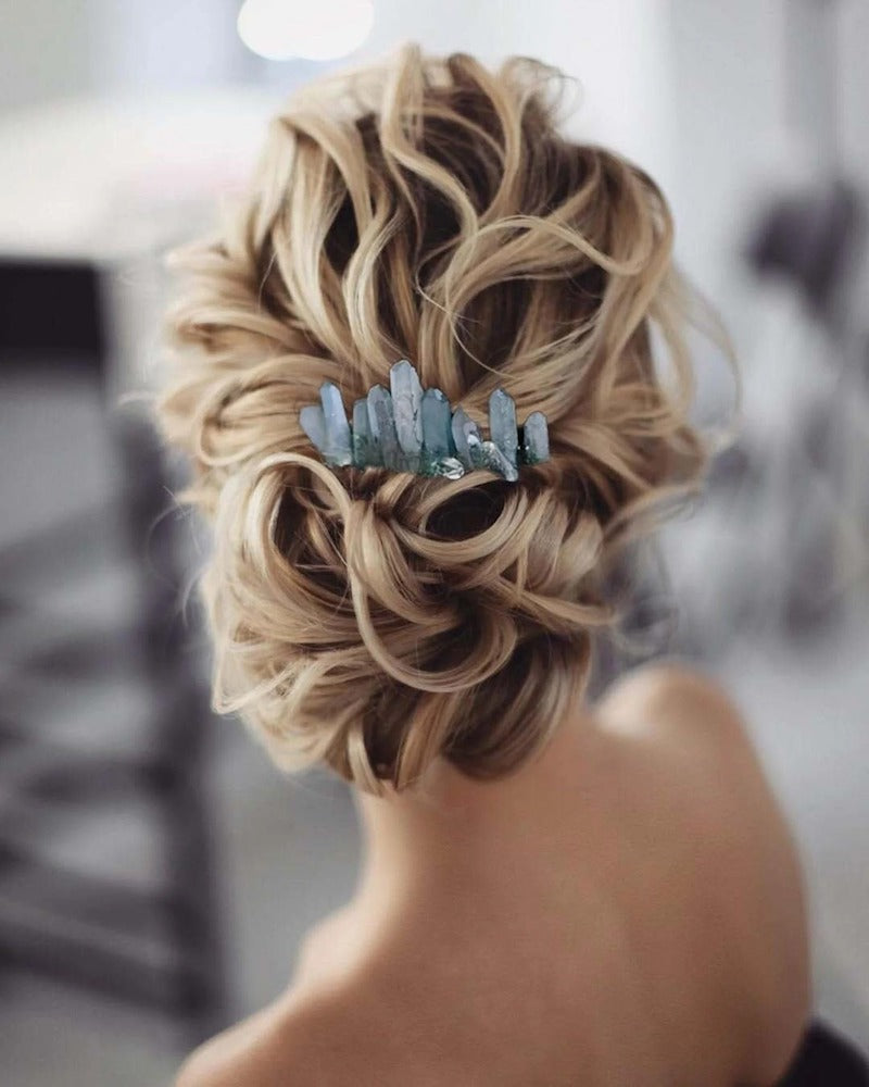 Something Blue Bridal Hair Comb