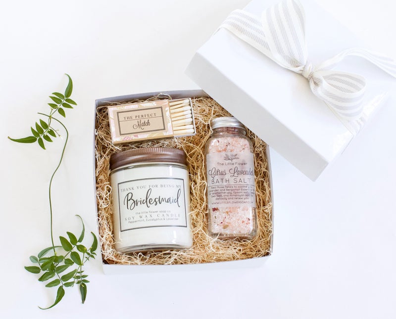 Spa Bath Bridesmaid Proposal Gift Box