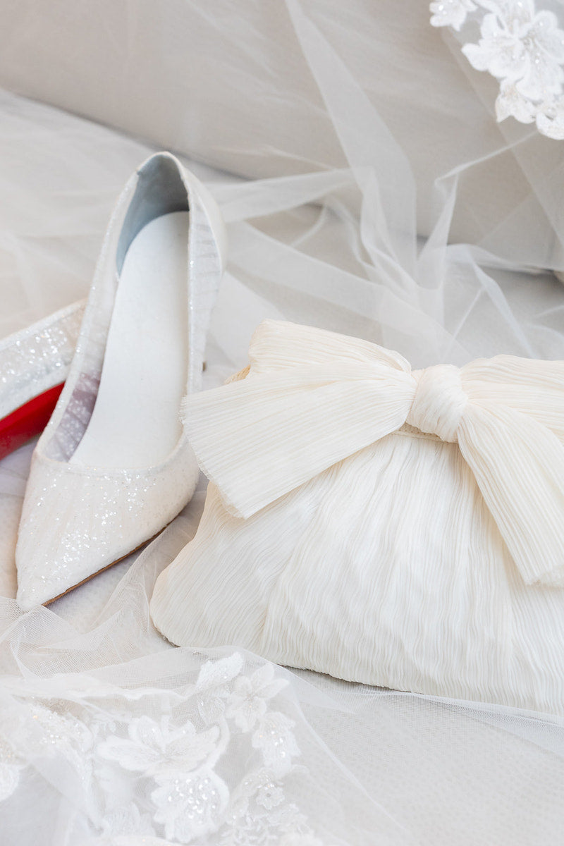 Bridal Heels and Clutch The Garter Girl