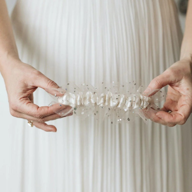 Tulle and Sparkle Bridal Garter
