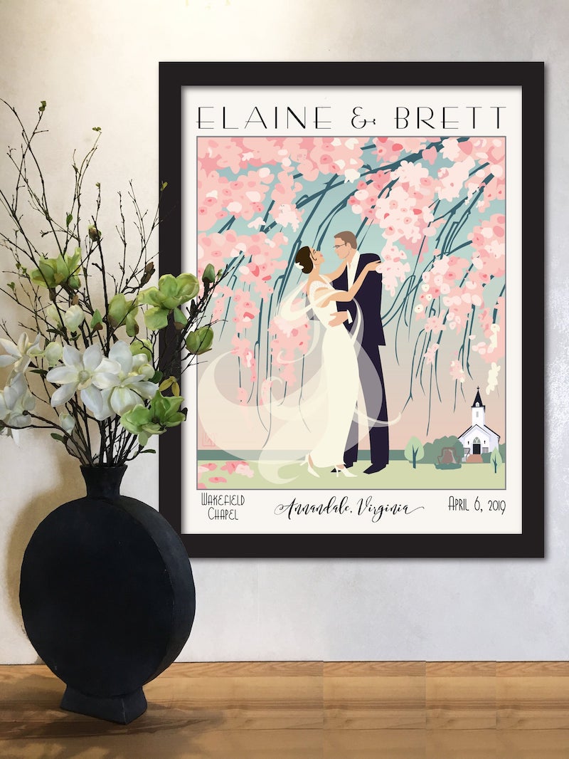 Spring Wedding Poster Gift