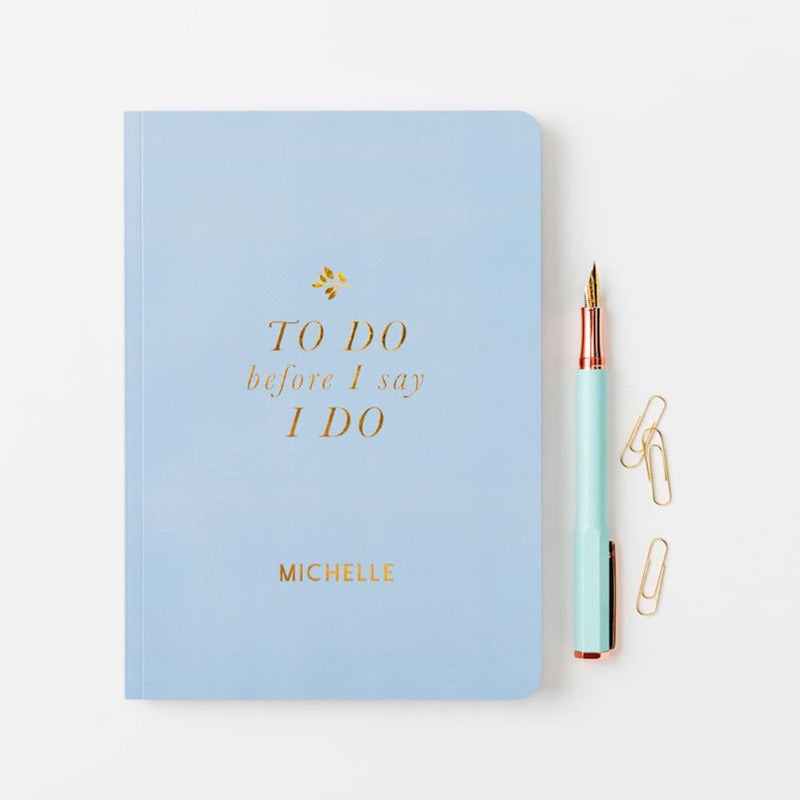 Things To Do Before I Do Wedding Planning Notebook