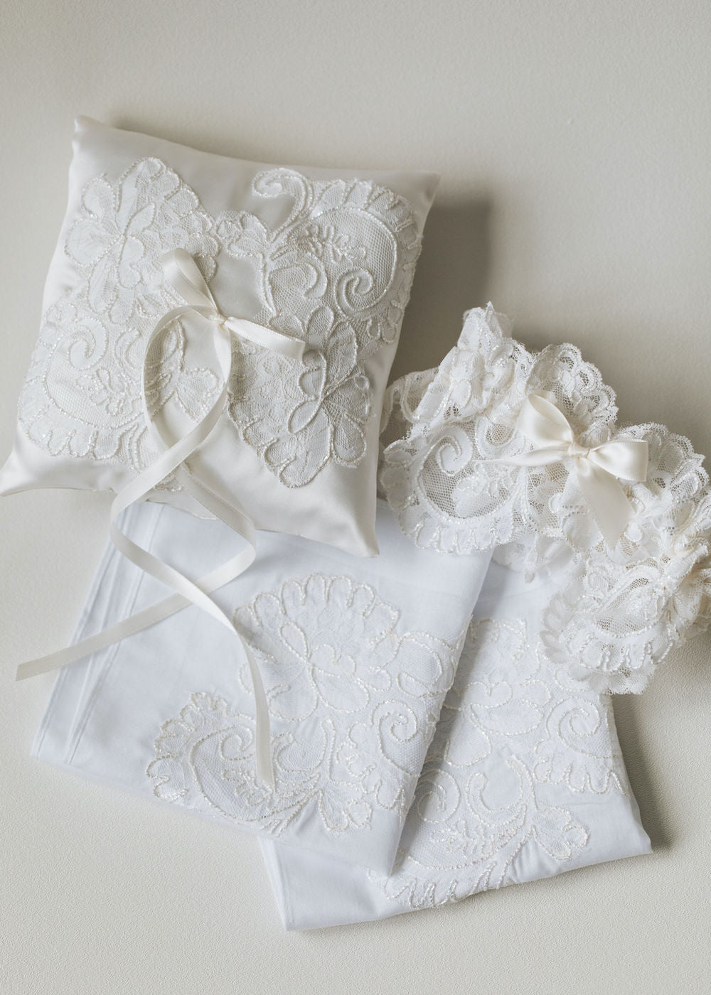 How To Repurpose Mother's Wedding Dress: Garter Set, Ring Pillow