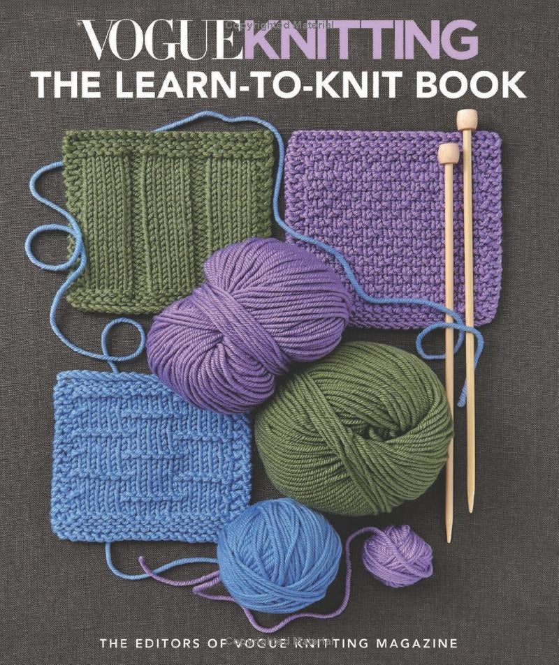 Vogue Knitting The Learn To Knit Book
