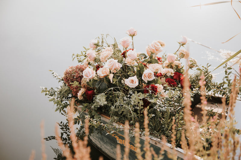 Wedding Flowers in Canoe