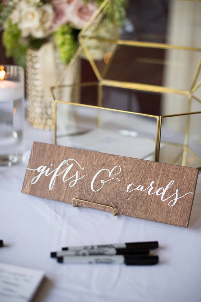 Wedding Gifts and Cards Wood Sign