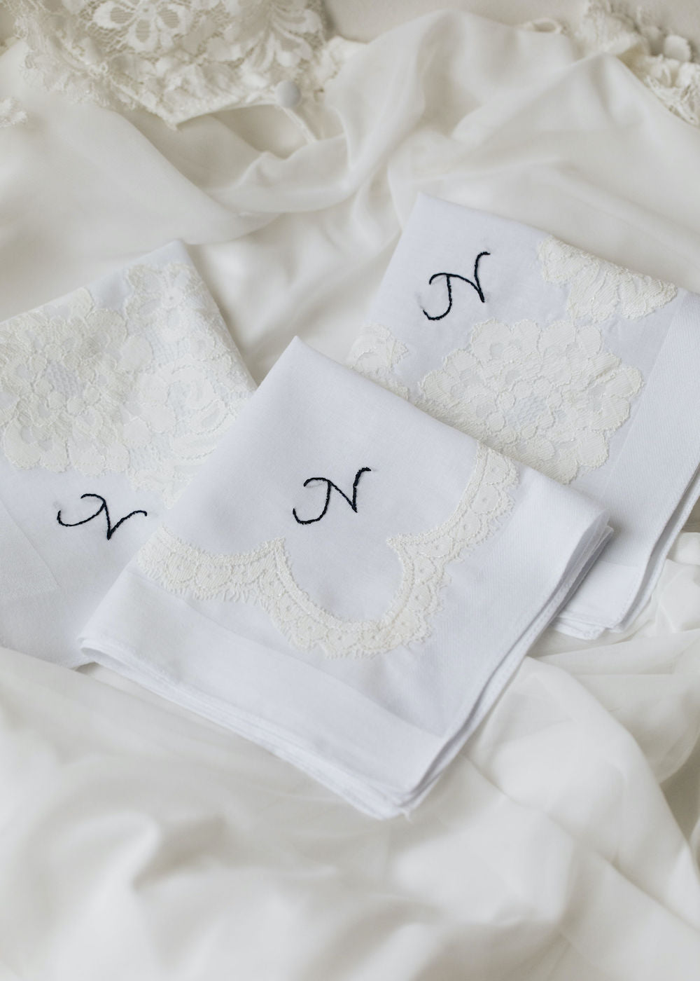 custom family heirloom handkerchiefs