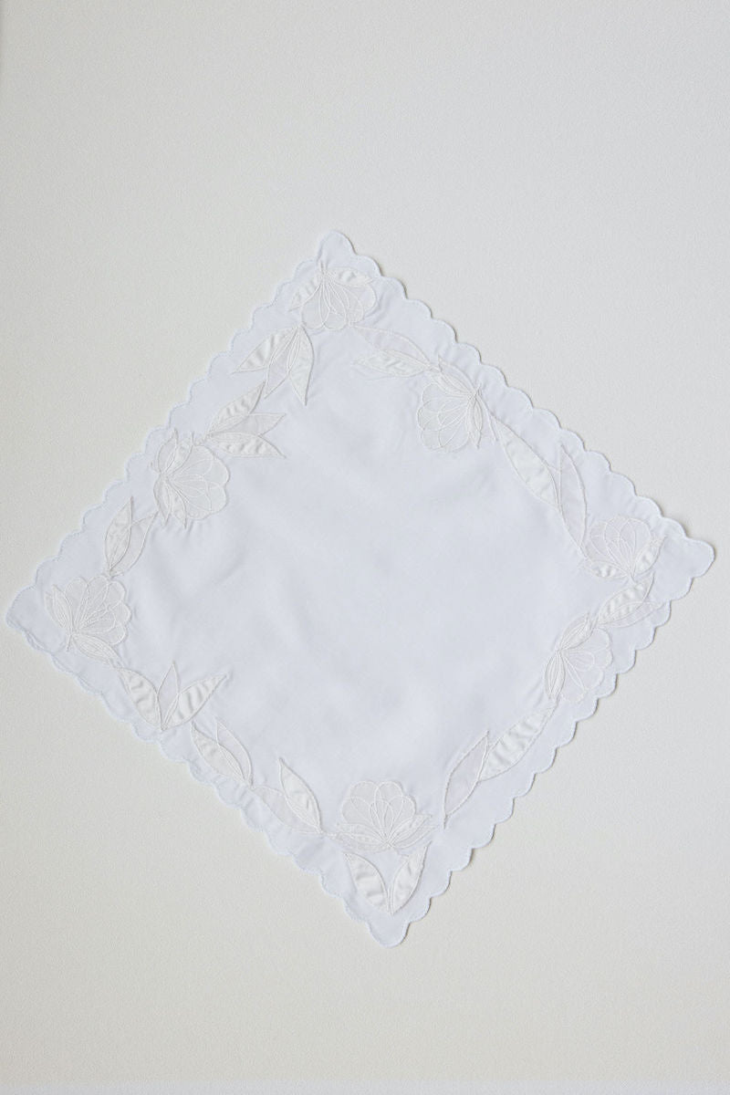 Wedding Handkerchiefs Made From Dress for Grandmothers by The Garter Girl