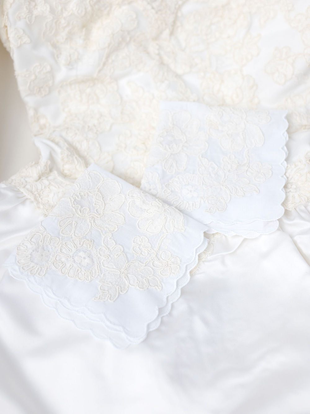 2 lace wedding handkerchief accessory heirlooms handmade by The Garter Girl
