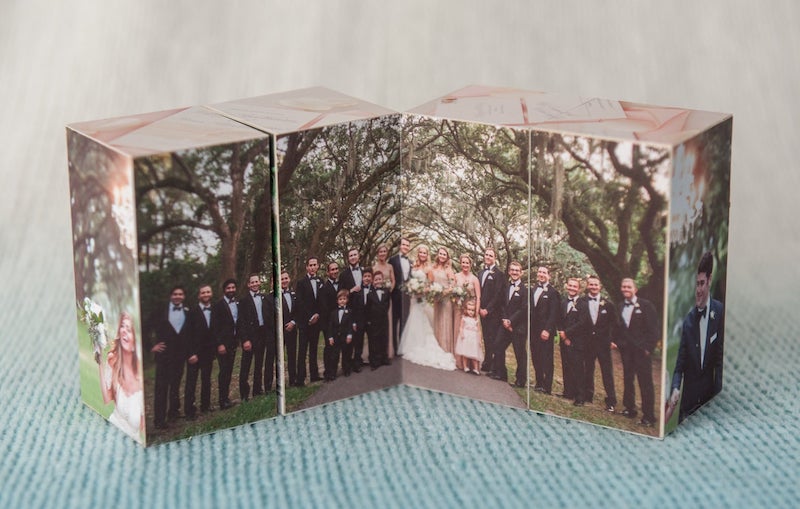 Wedding Photo Memory Block