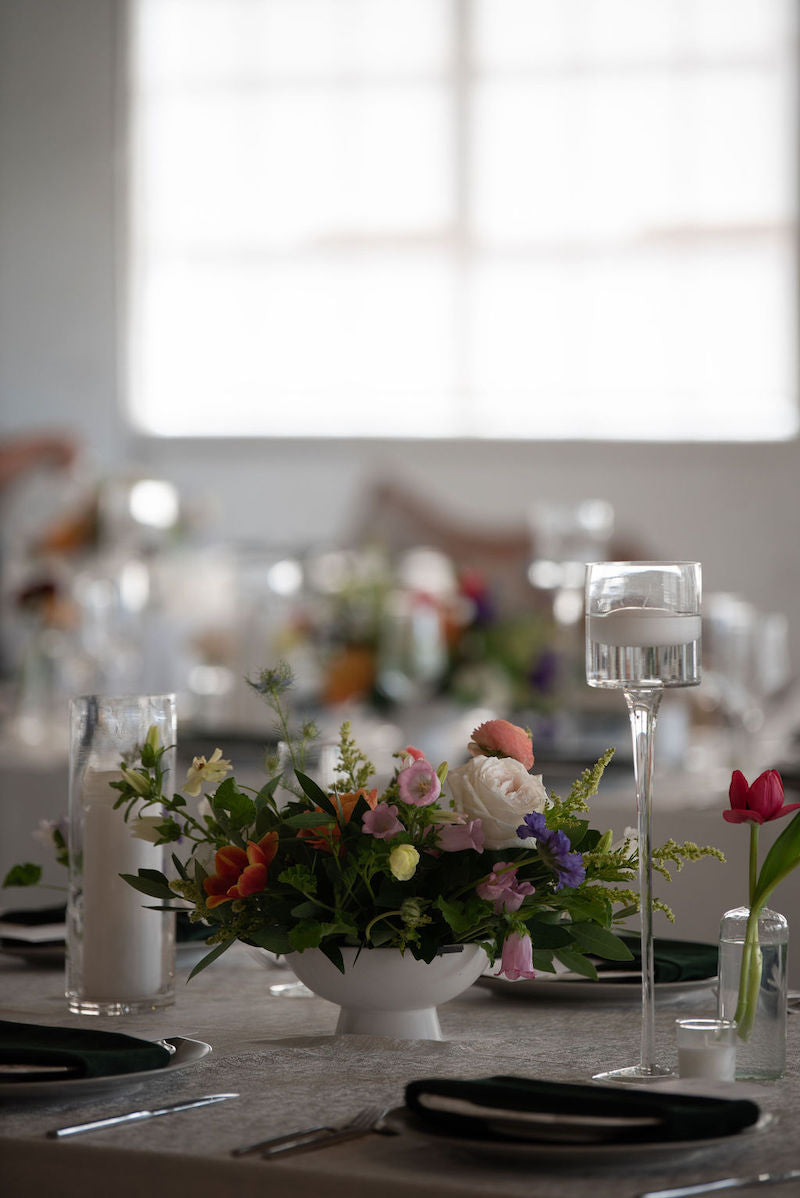 Wedding Reception Simple Modern Table