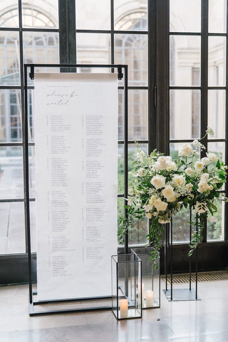 Wedding Table Plan Banner