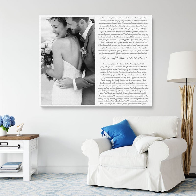 Wedding Vows Canvas