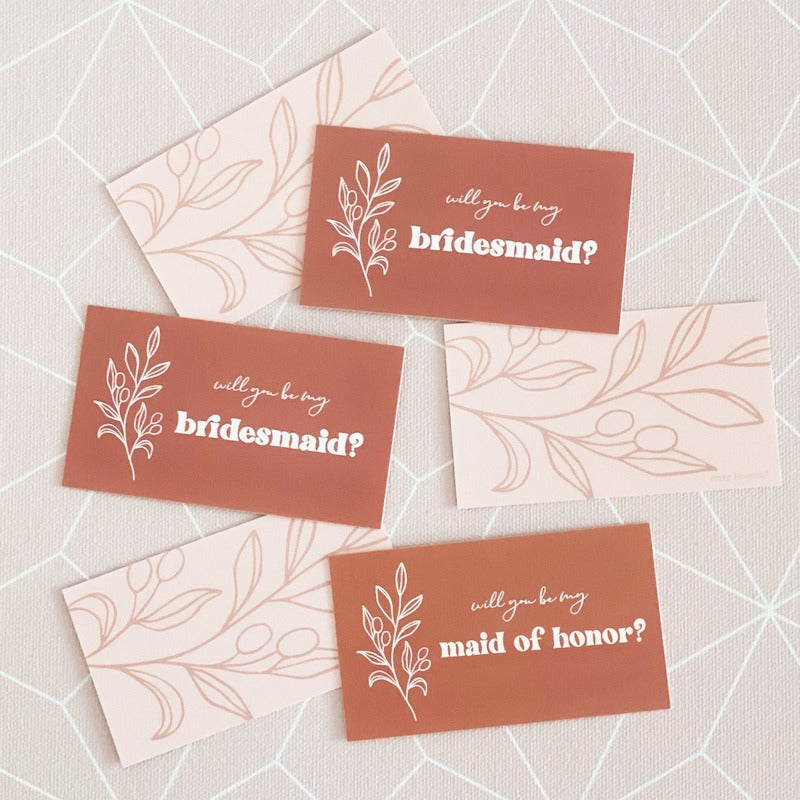 Will You Be My Bridesmaid Card