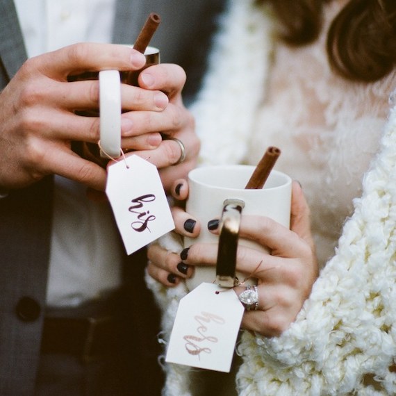 hot coca diy bar for wedding