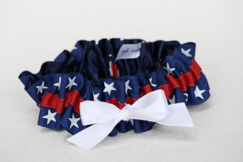 Custom Patriotic Bridal Garter