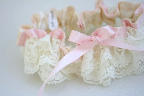 Ivory Wedding Garter