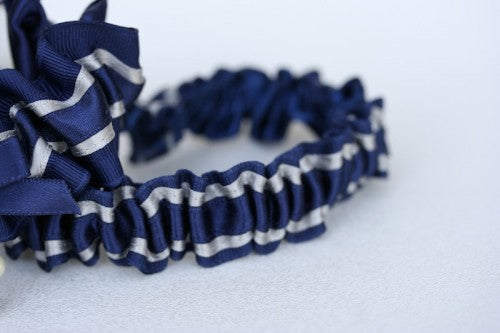 Navy Blue Bridal Garter (1)