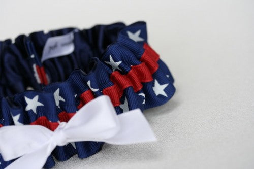 Patriotic Wedding Garter