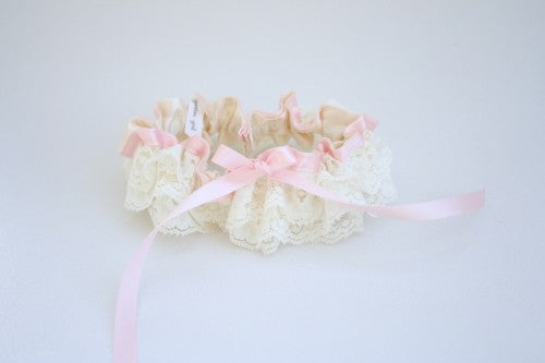 Soft Pink Bridal Garter